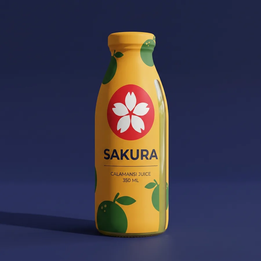 Shrink-sleeved bottle